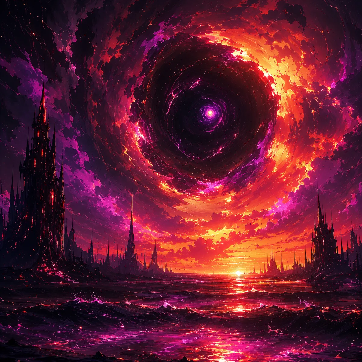 A dark cosmic portal in Lilith's Underworld